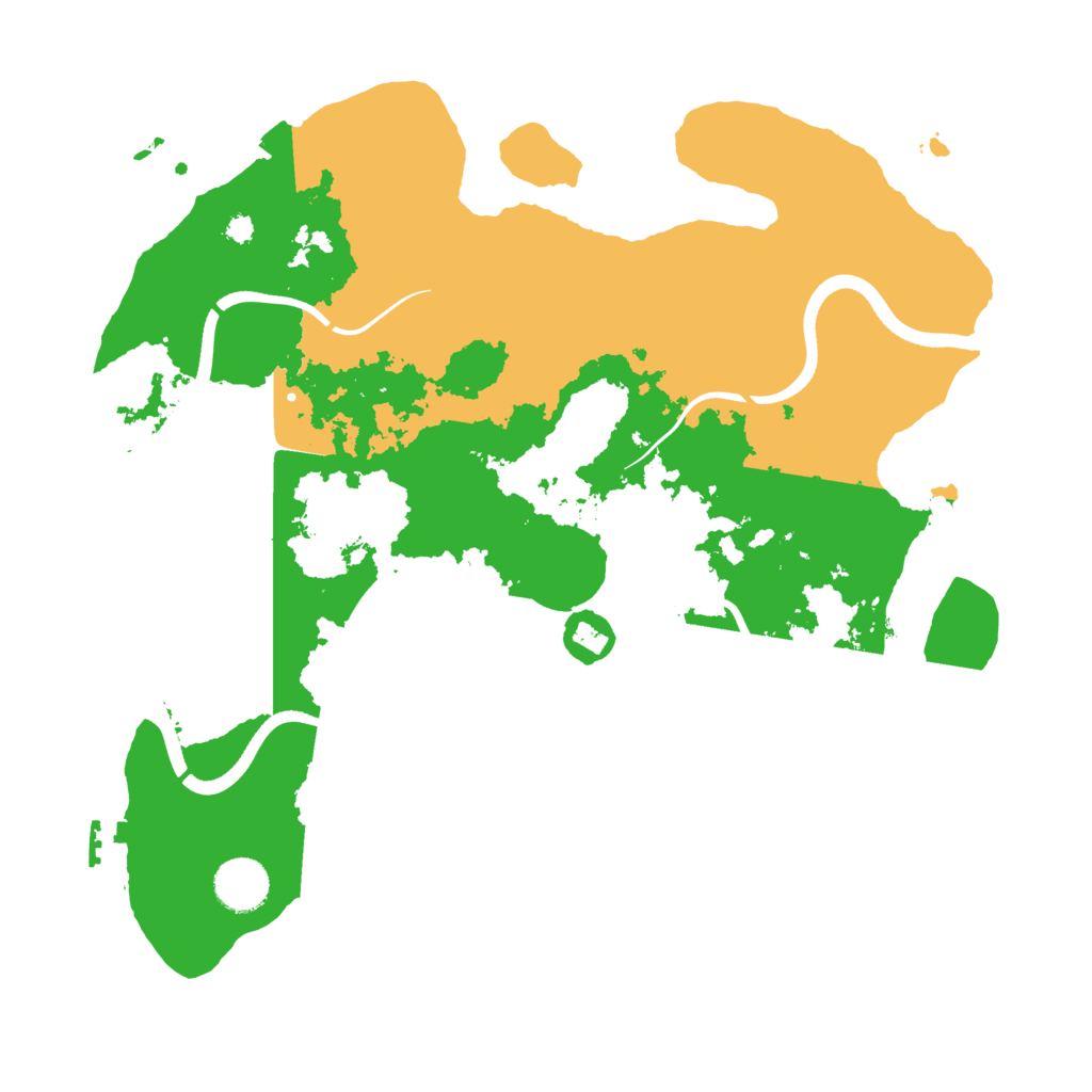 Biome Rust Map: Procedural Map, Size: 3550, Seed: 631241