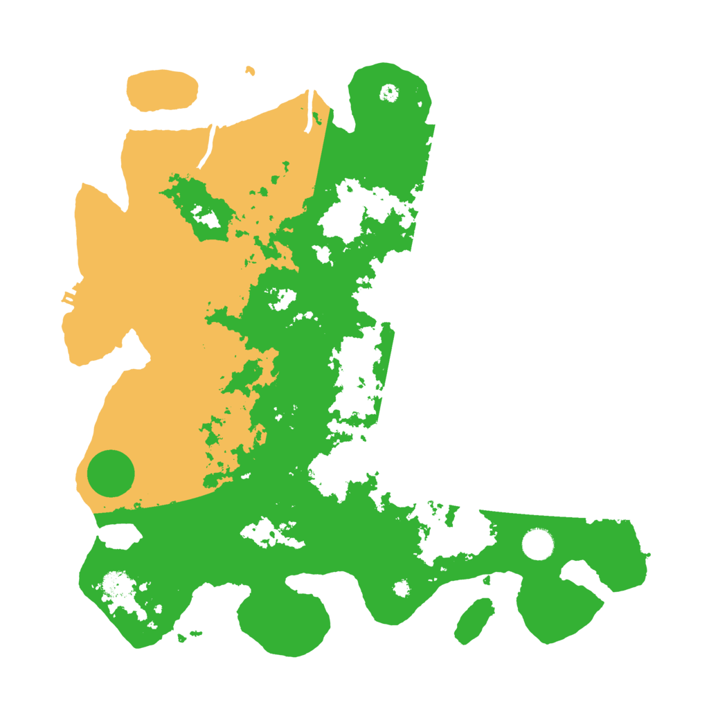 Biome Rust Map: Procedural Map, Size: 3950, Seed: 459403191