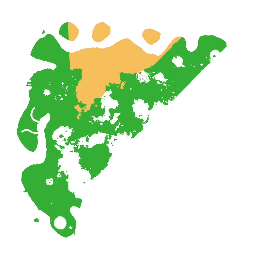 Biome Rust Map: Procedural Map, Size: 3550, Seed: 592239