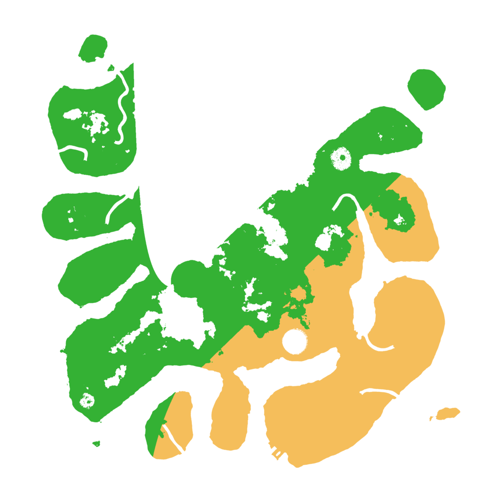 Biome Rust Map: Procedural Map, Size: 3550, Seed: 790757