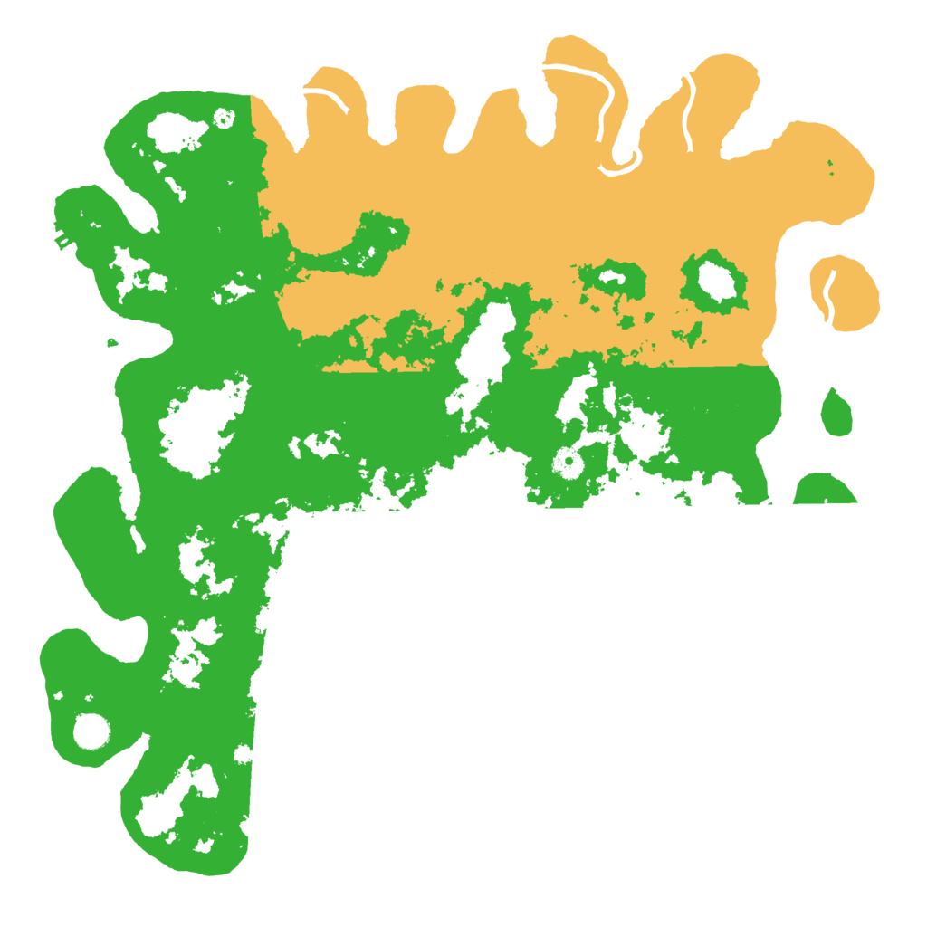 Biome Rust Map: Procedural Map, Size: 4500, Seed: 43241412