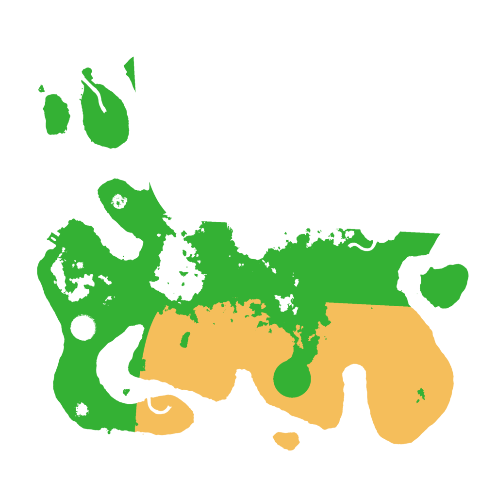 Biome Rust Map: Procedural Map, Size: 3500, Seed: 775102741