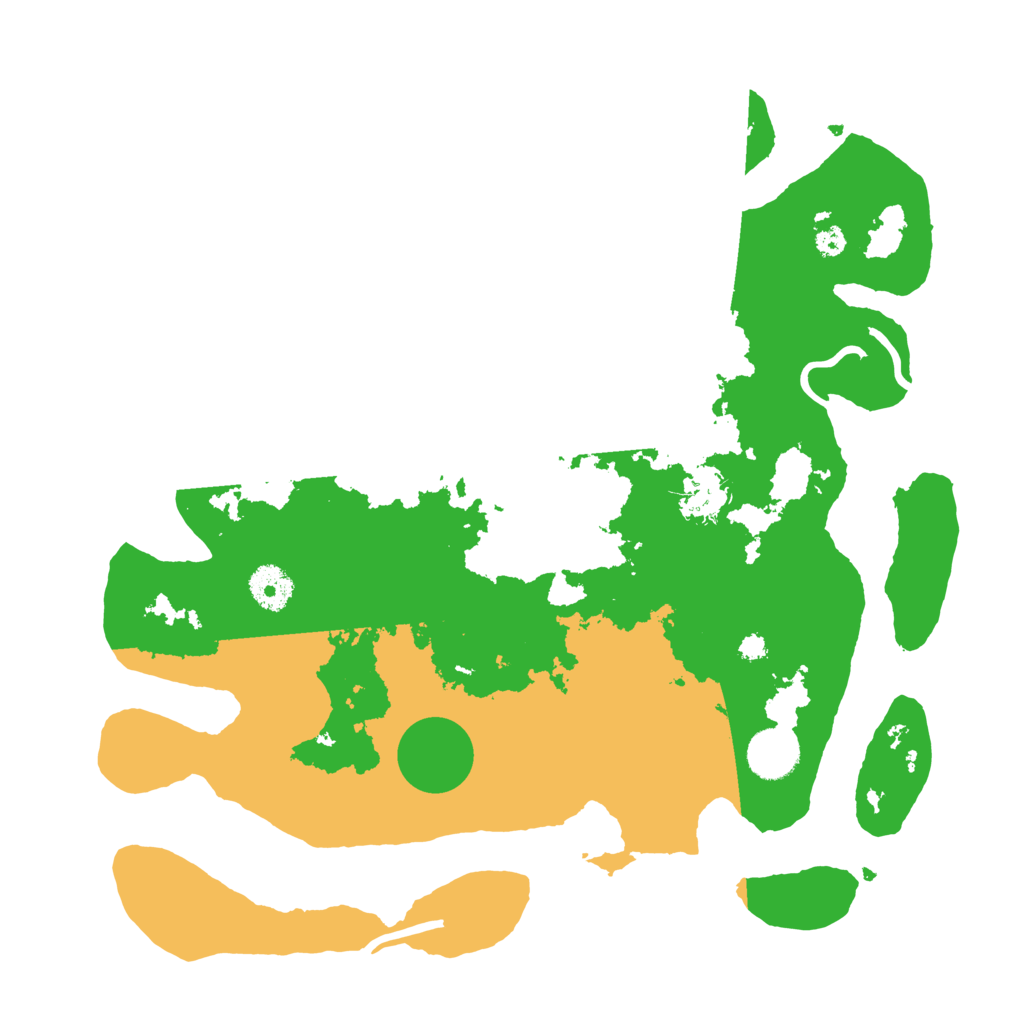 Biome Rust Map: Procedural Map, Size: 3550, Seed: 44385