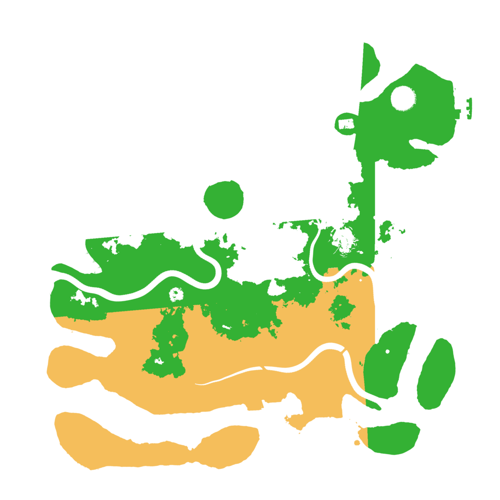 Biome Rust Map: Procedural Map, Size: 3550, Seed: 44385