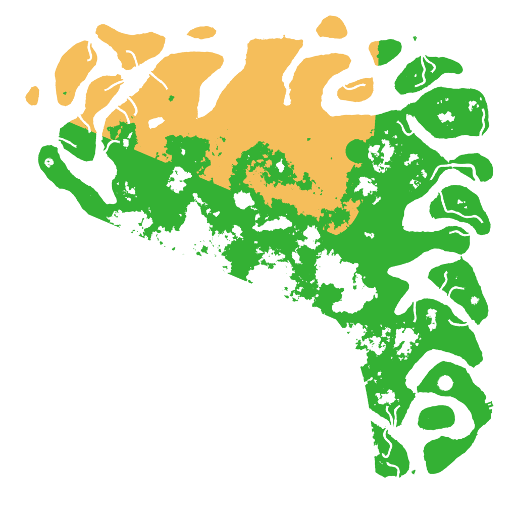 Biome Rust Map: Procedural Map, Size: 6000, Seed: 88888