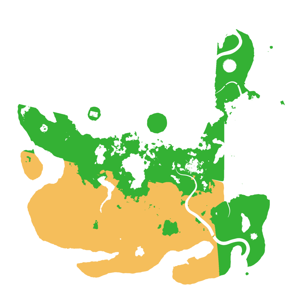 Biome Rust Map: Procedural Map, Size: 4000, Seed: 695532