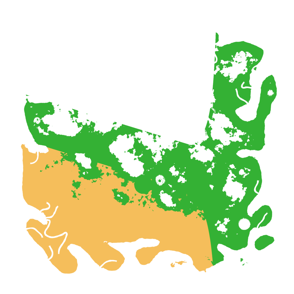 Biome Rust Map: Procedural Map, Size: 4500, Seed: 36498