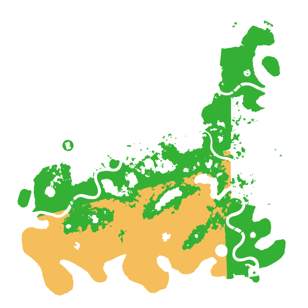 Biome Rust Map: Procedural Map, Size: 4500, Seed: 987114