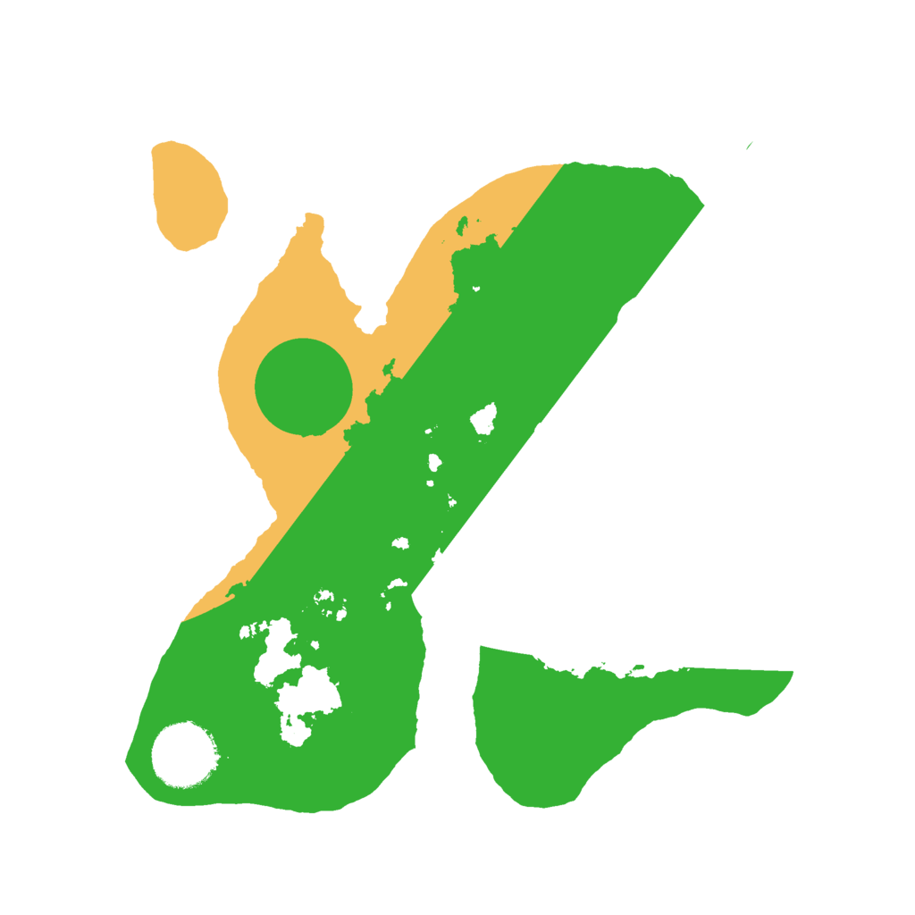 Biome Rust Map: Barren, Size: 2500, Seed: 5422