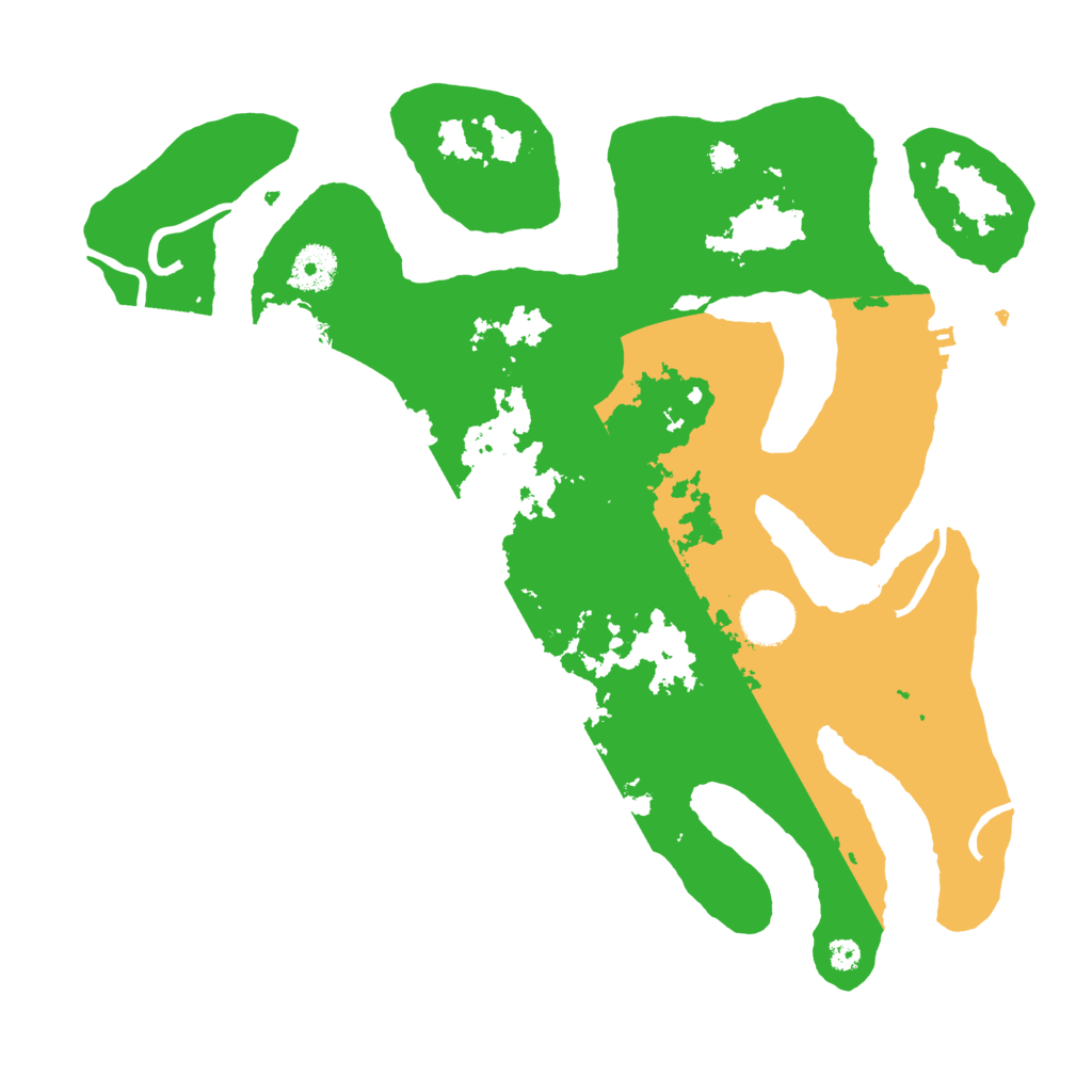 Biome Rust Map: Procedural Map, Size: 3550, Seed: 983708