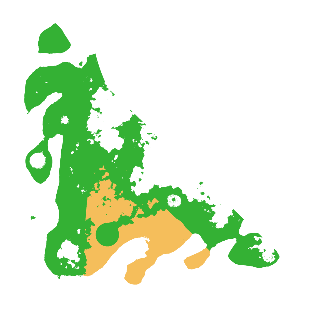 Biome Rust Map: Procedural Map, Size: 3500, Seed: 9316874