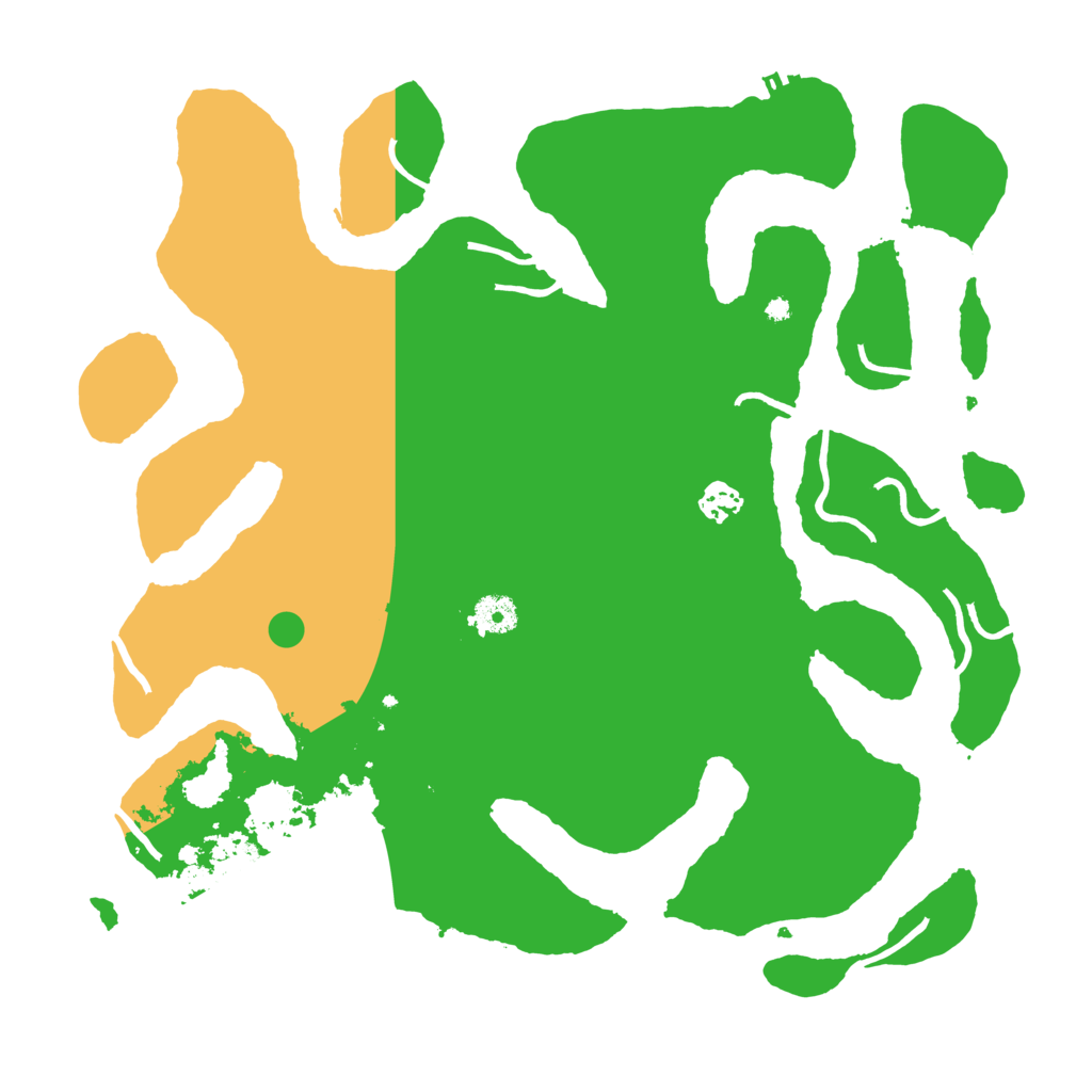 Biome Rust Map: Procedural Map, Size: 4000, Seed: 12344