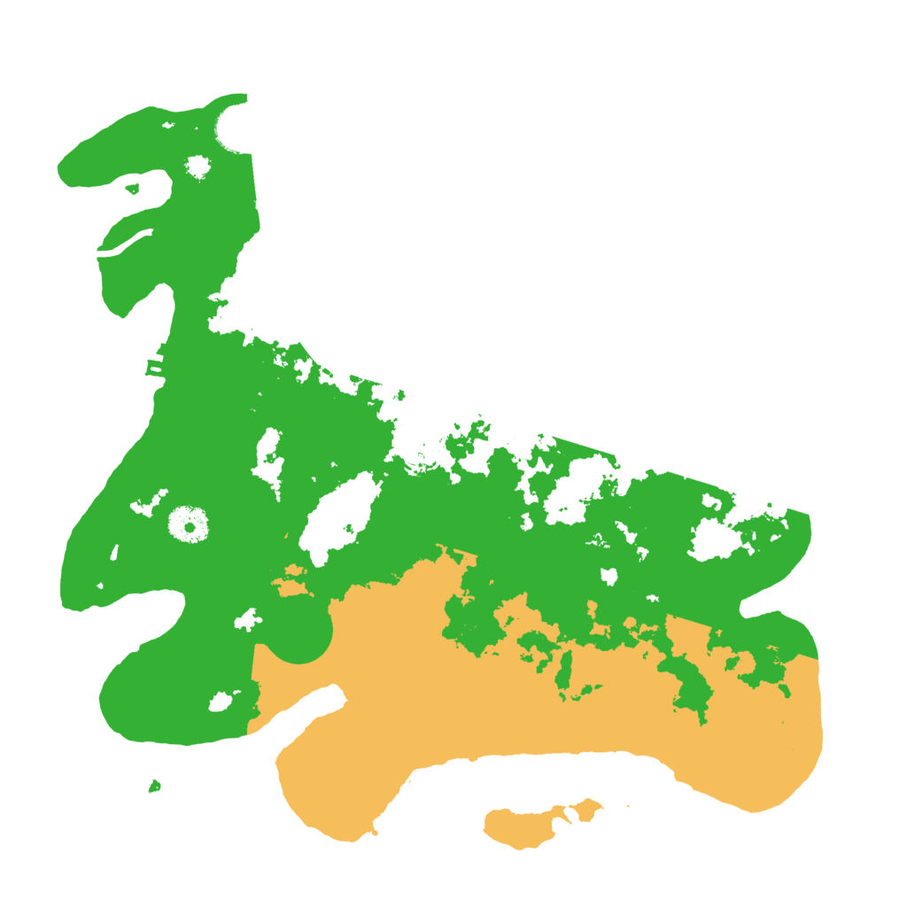 Biome Rust Map: Procedural Map, Size: 3500, Seed: 48497867