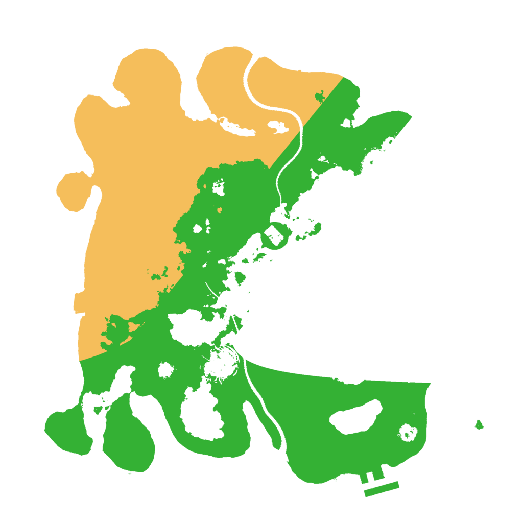 Biome Rust Map: Procedural Map, Size: 3000, Seed: 2433363