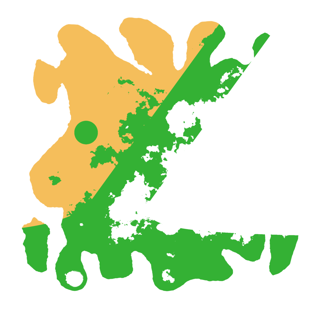 Biome Rust Map: Barren, Size: 3600, Seed: 202212345