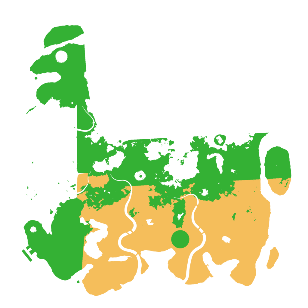 Biome Rust Map: Procedural Map, Size: 4500, Seed: 14349