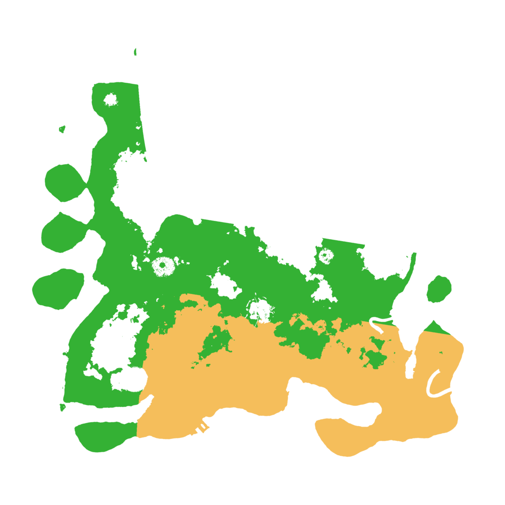 Biome Rust Map: Procedural Map, Size: 3550, Seed: 997292