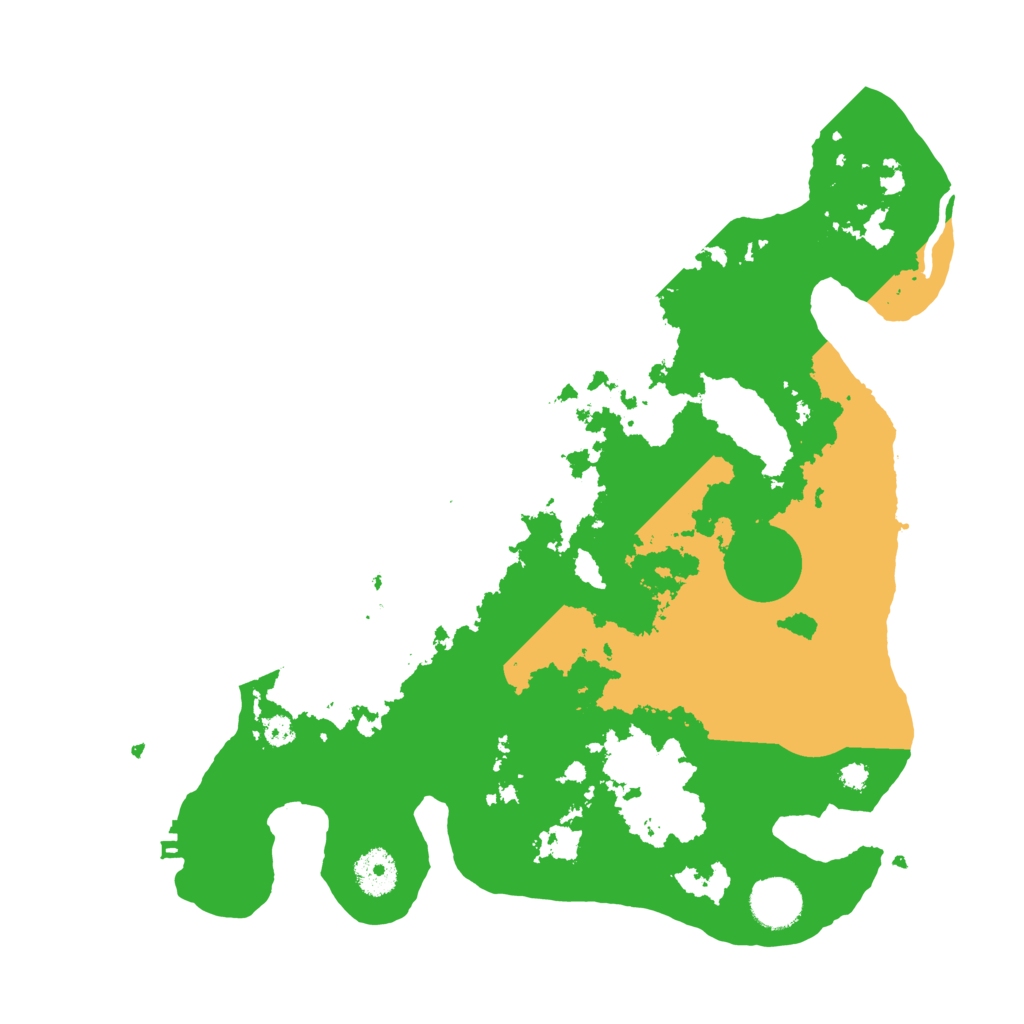 Biome Rust Map: Procedural Map, Size: 3500, Seed: 1314356359