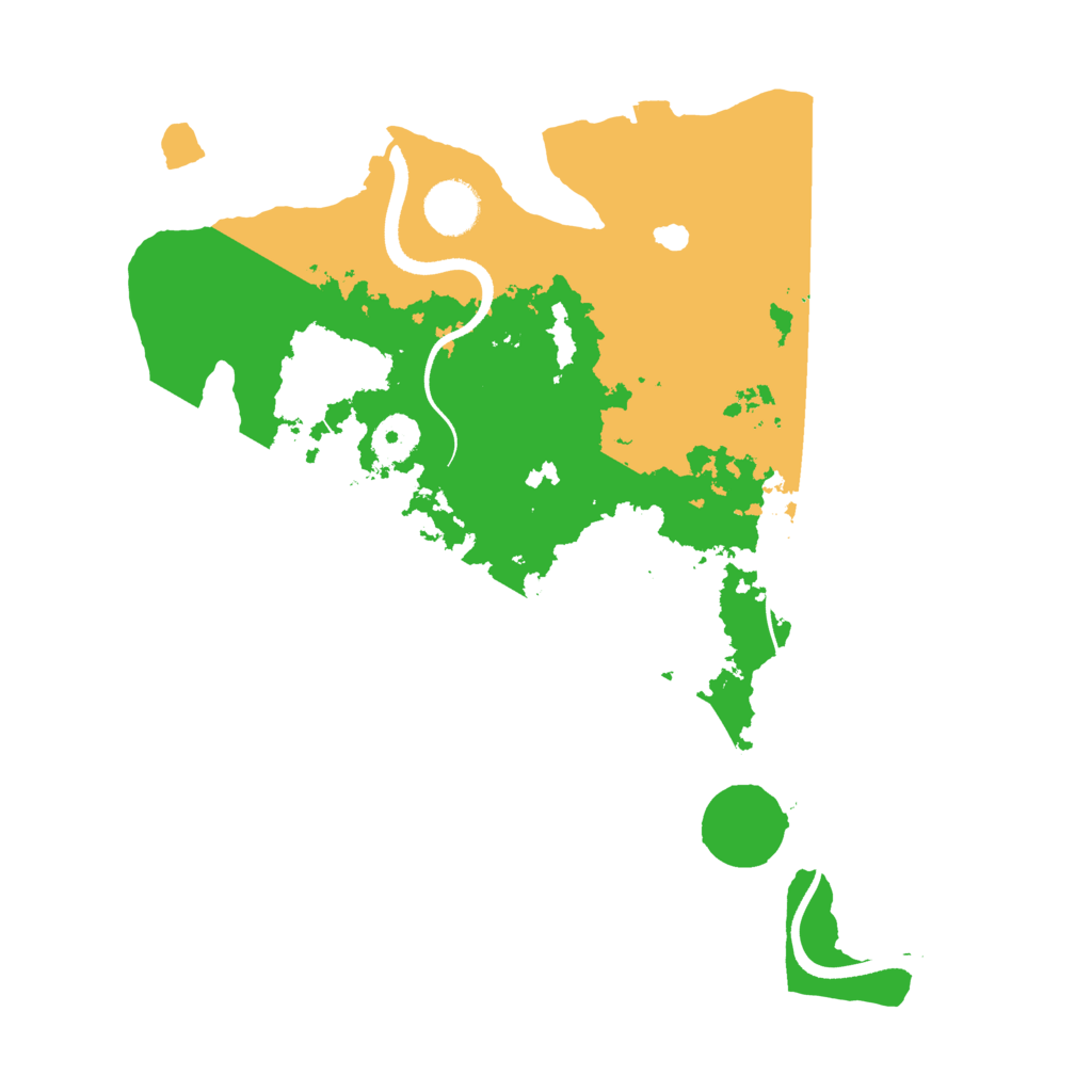 Biome Rust Map: Procedural Map, Size: 3500, Seed: 330976928