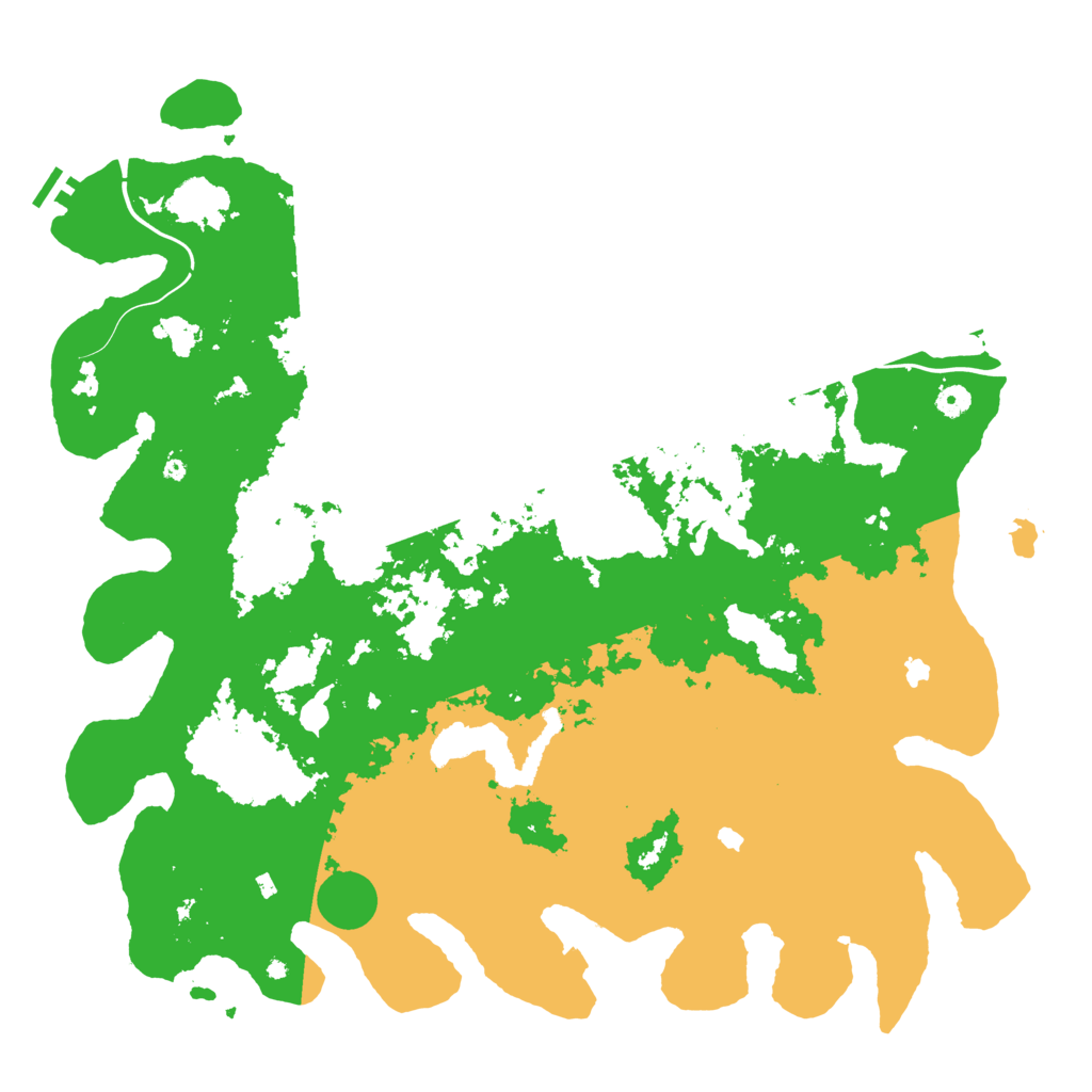 Biome Rust Map: Procedural Map, Size: 5000, Seed: 422888982