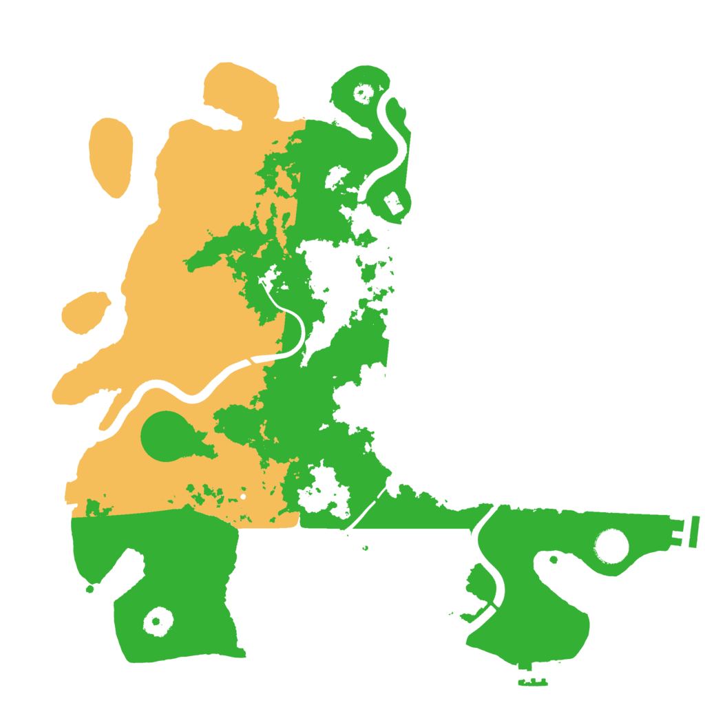 Biome Rust Map: Procedural Map, Size: 3650, Seed: 1885099581