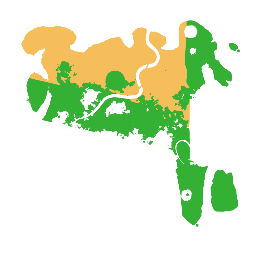 Biome Rust Map: Procedural Map, Size: 3500, Seed: 566711249