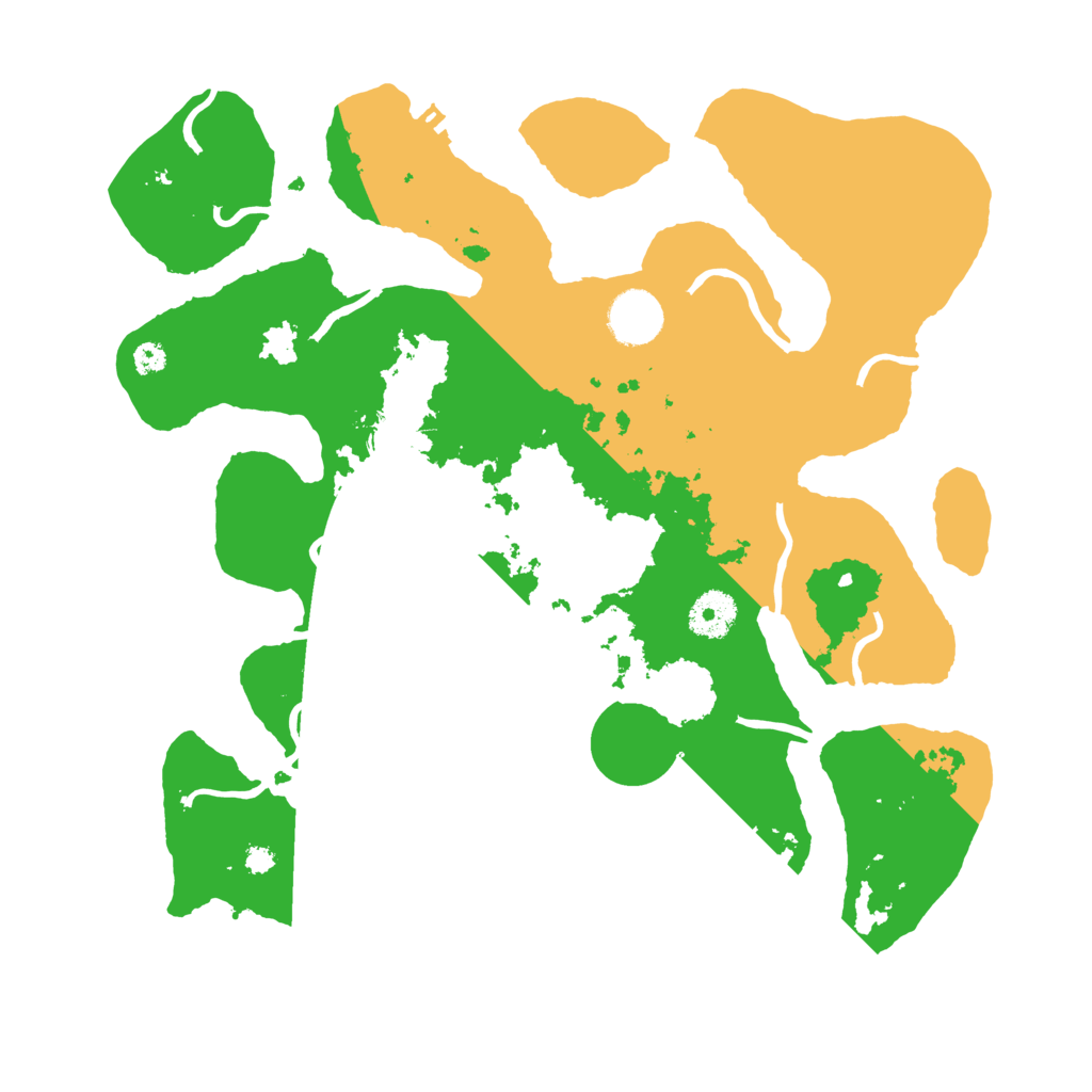 Biome Rust Map: Procedural Map, Size: 3500, Seed: 1997703138
