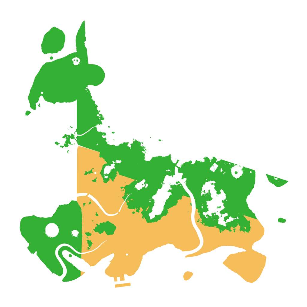 Biome Rust Map: Procedural Map, Size: 3950, Seed: 1176554701