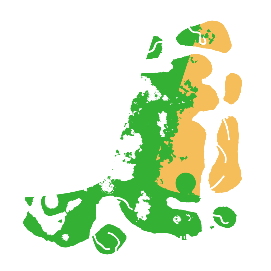 Biome Rust Map: Procedural Map, Size: 3550, Seed: 275543