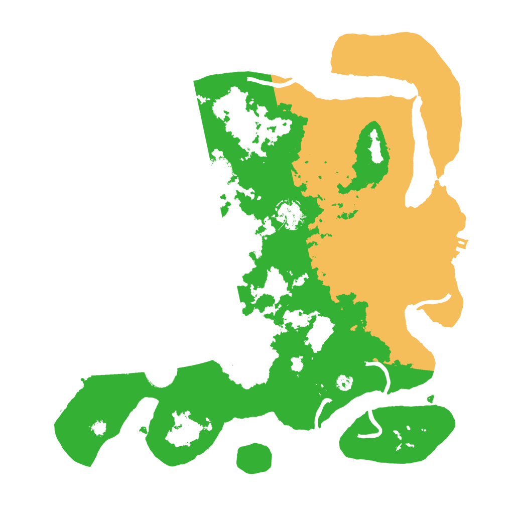 Biome Rust Map: Procedural Map, Size: 3250, Seed: 65706