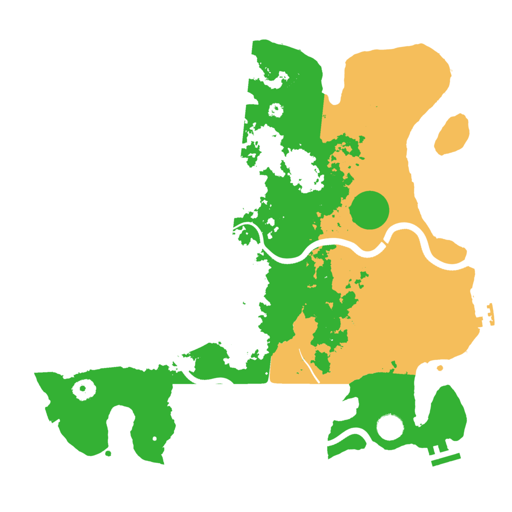 Biome Rust Map: Procedural Map, Size: 3500, Seed: 8540240