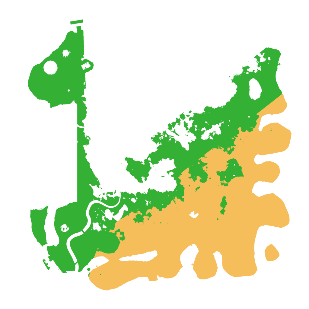 Biome Rust Map: Procedural Map, Size: 4000, Seed: 1360528717