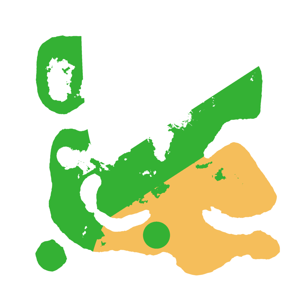 Biome Rust Map: Barren, Size: 3000, Seed: 1493965861