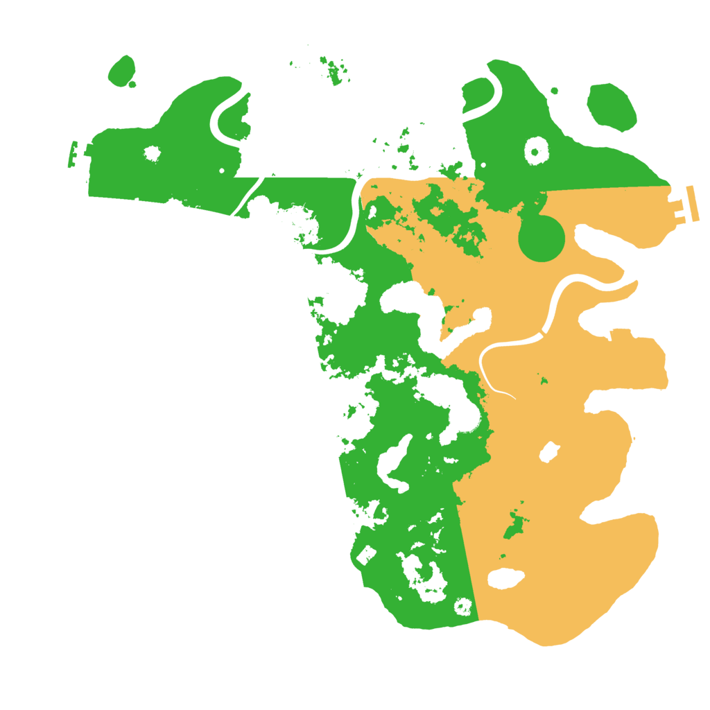 Biome Rust Map: Procedural Map, Size: 4000, Seed: 511557