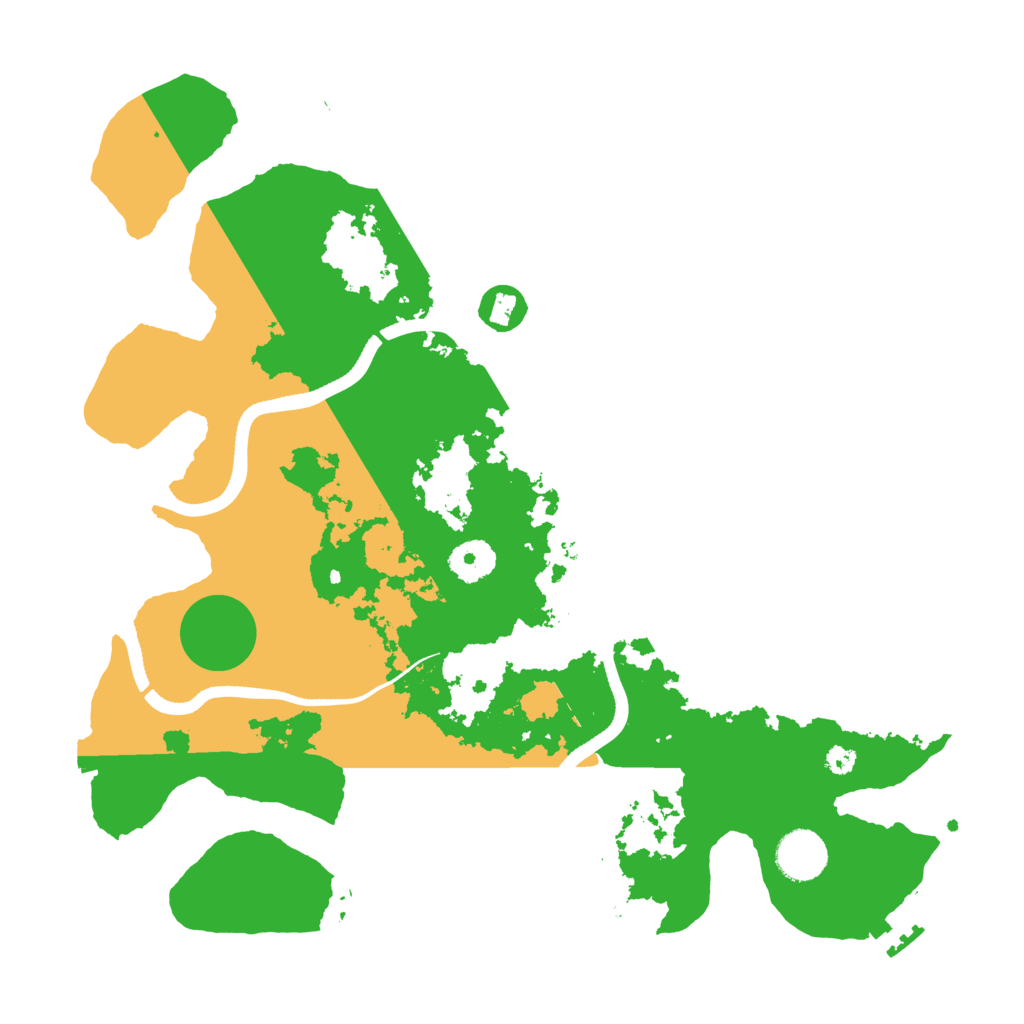 Biome Rust Map: Procedural Map, Size: 3550, Seed: 293937