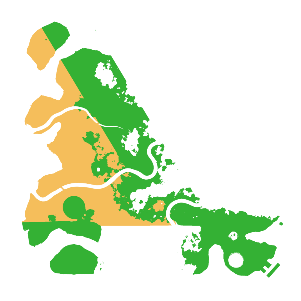 Biome Rust Map: Procedural Map, Size: 3550, Seed: 293937