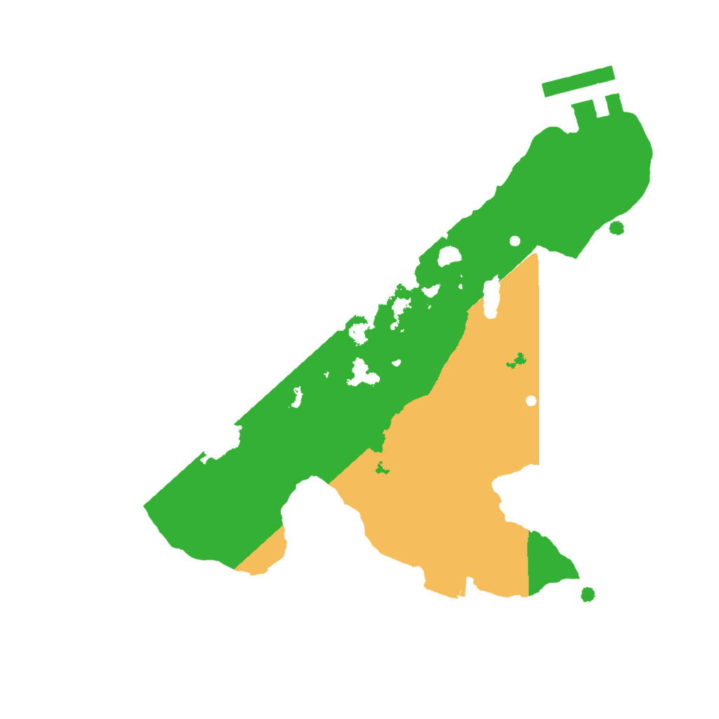 Biome Rust Map: Procedural Map, Size: 2000, Seed: 728364