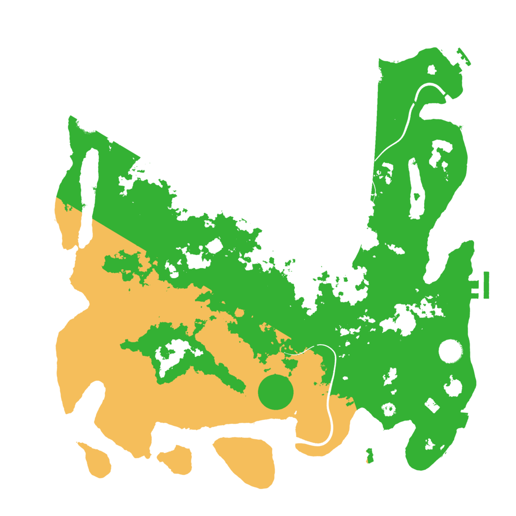 Biome Rust Map: Procedural Map, Size: 3850, Seed: 1401917504