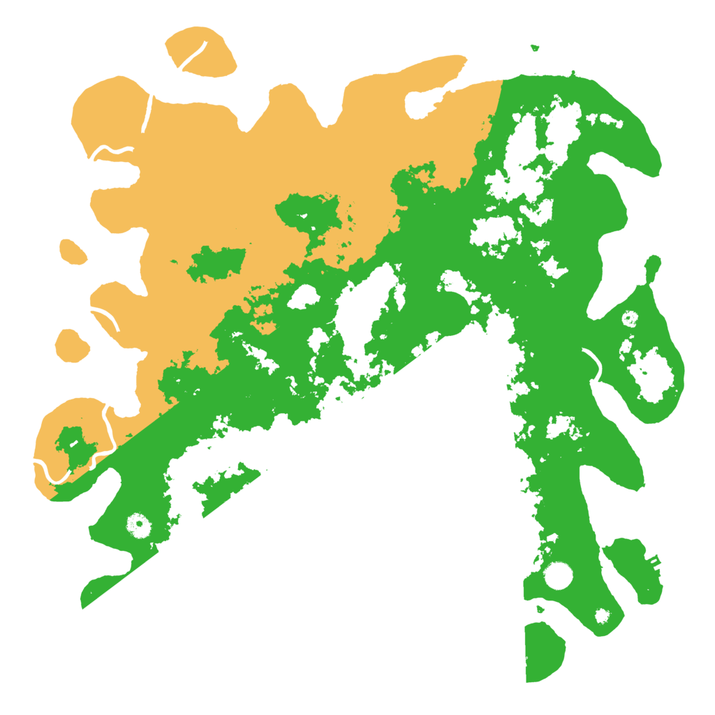 Biome Rust Map: Procedural Map, Size: 4500, Seed: 110329521