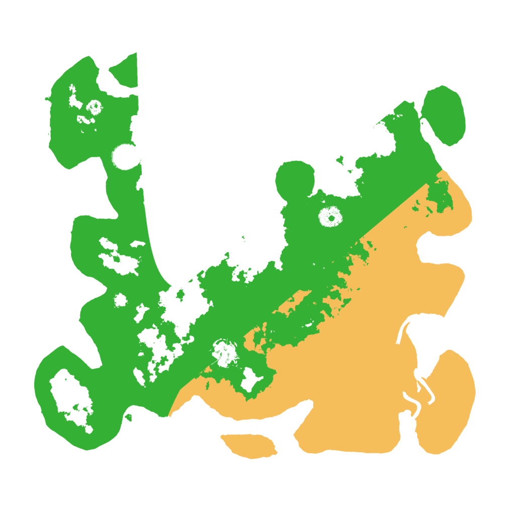 Biome Rust Map: Procedural Map, Size: 3500, Seed: 41287439