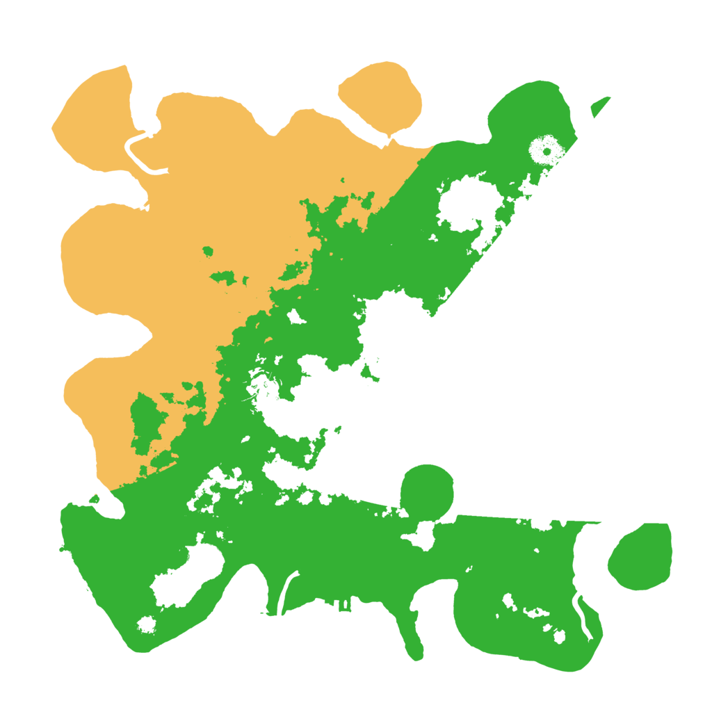 Biome Rust Map: Procedural Map, Size: 3550, Seed: 386097