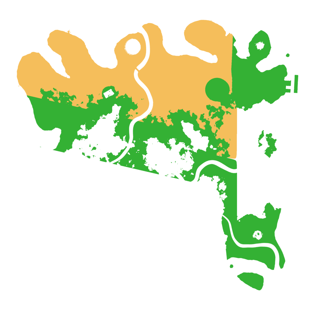 Biome Rust Map: Procedural Map, Size: 3550, Seed: 378505