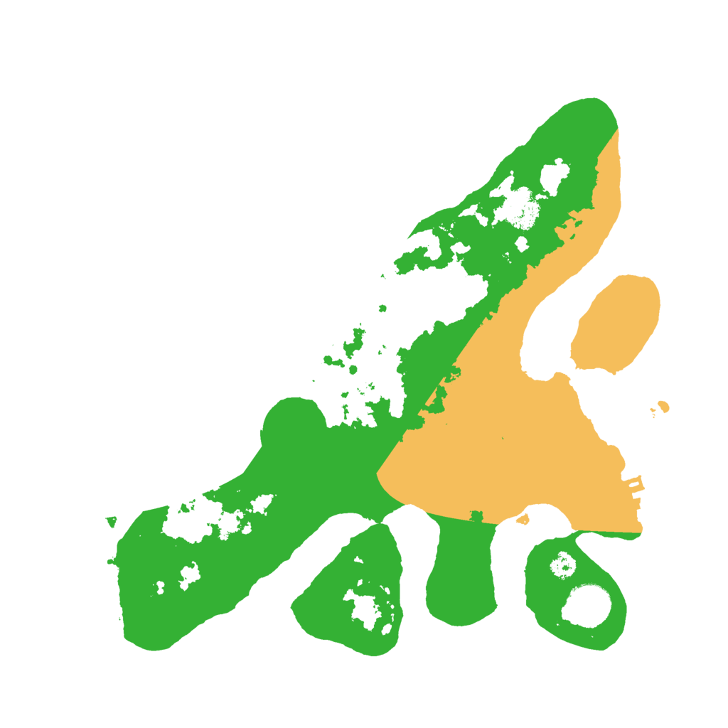 Biome Rust Map: Procedural Map, Size: 3000, Seed: 1363577468