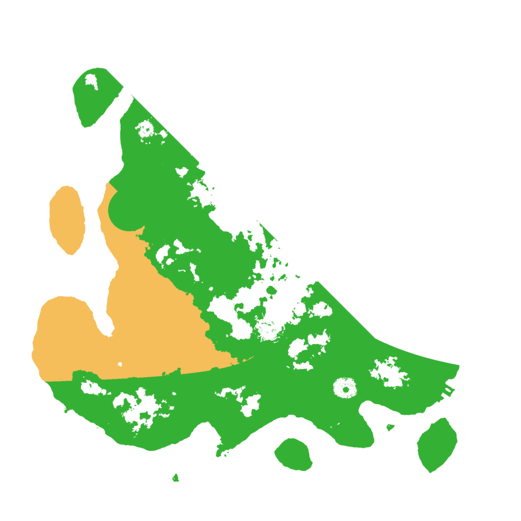 Biome Rust Map: Procedural Map, Size: 3500, Seed: 26171