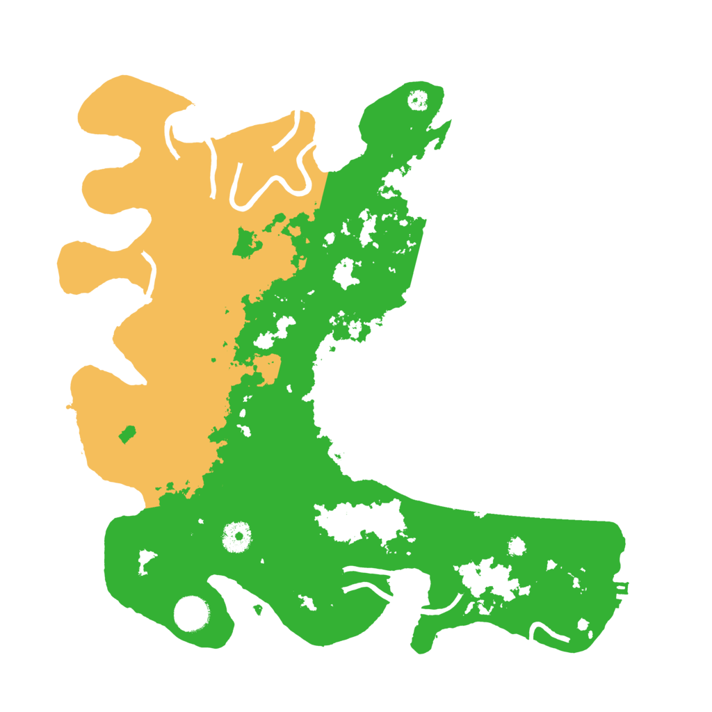 Biome Rust Map: Procedural Map, Size: 3550, Seed: 841120