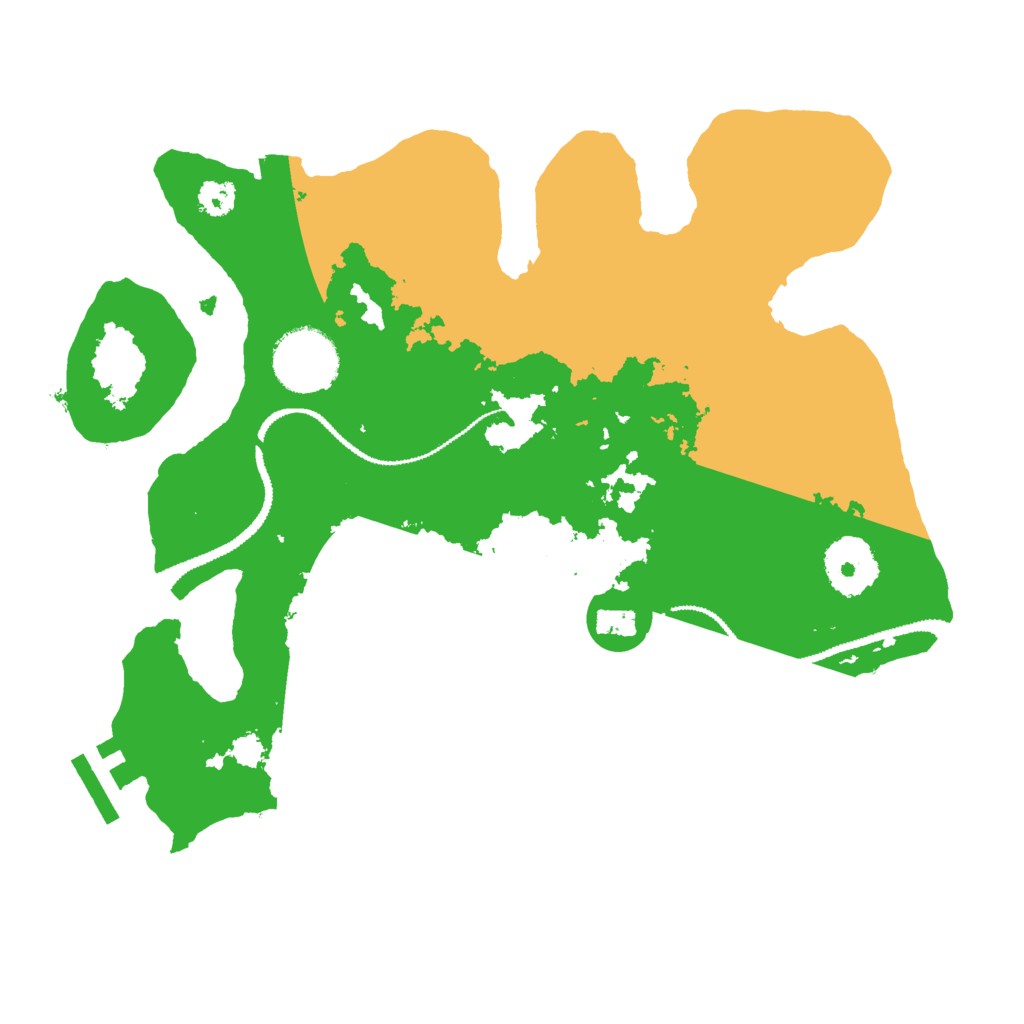 Biome Rust Map: Procedural Map, Size: 2800, Seed: 54544