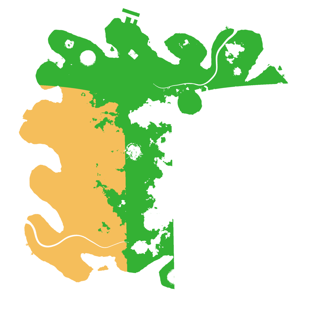 Biome Rust Map: Procedural Map, Size: 3550, Seed: 697611