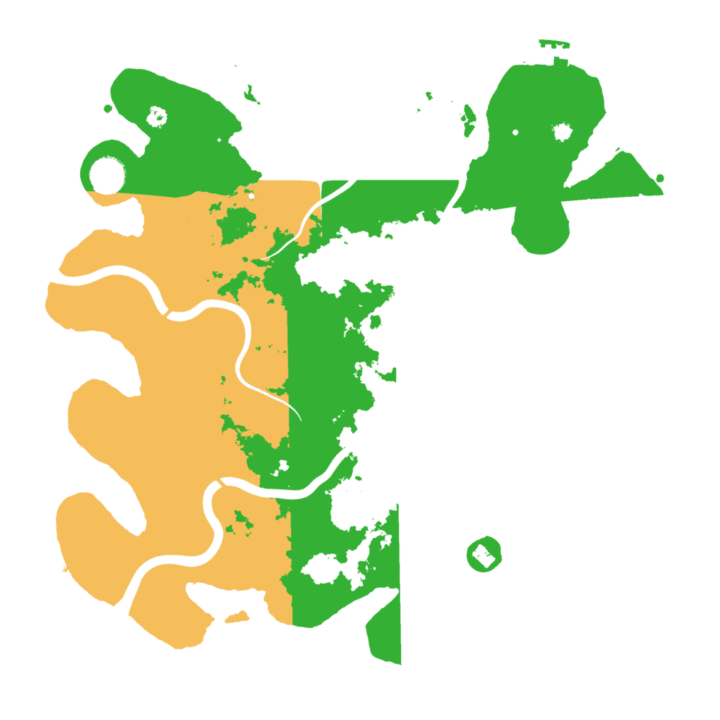 Biome Rust Map: Procedural Map, Size: 3550, Seed: 697611