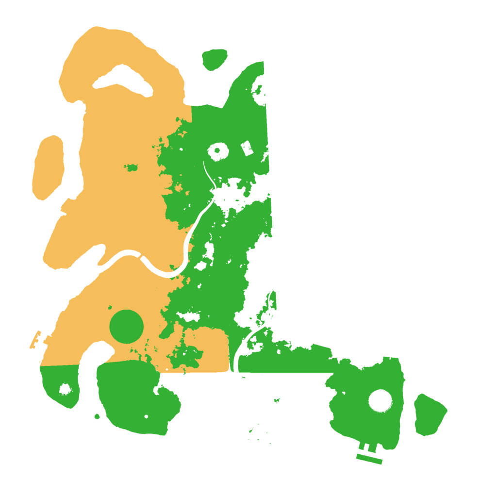 Biome Rust Map: Procedural Map, Size: 3850, Seed: 669426160