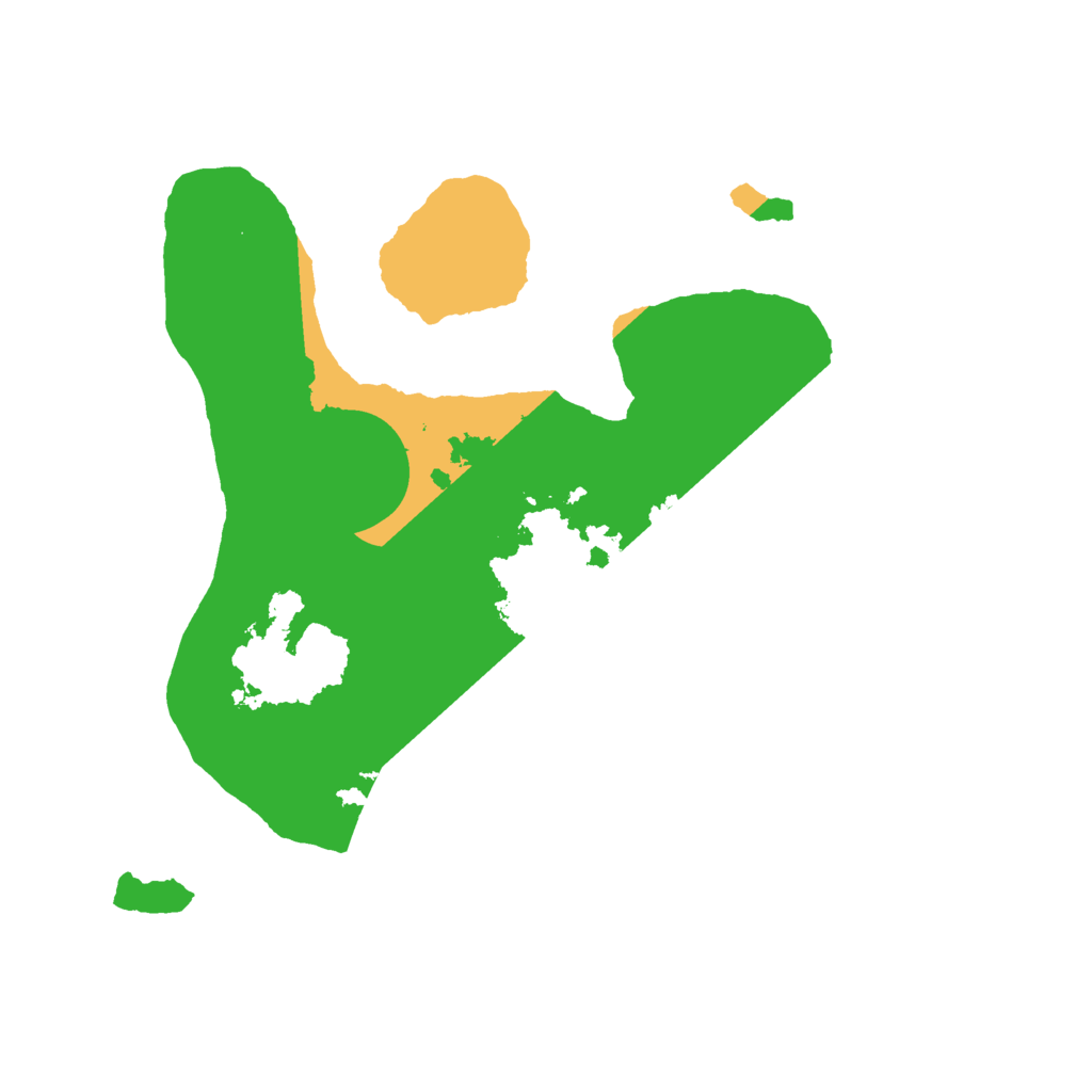 Biome Rust Map: Barren, Size: 2500, Seed: 111